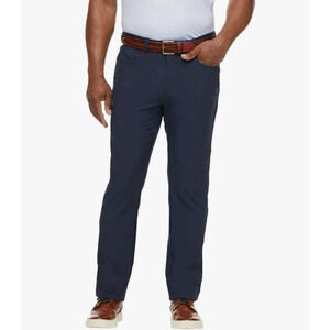 Greg Norman Men's Luxury Microfiber Ultimate 5-Pocket Pants, Blue, Size 40x30